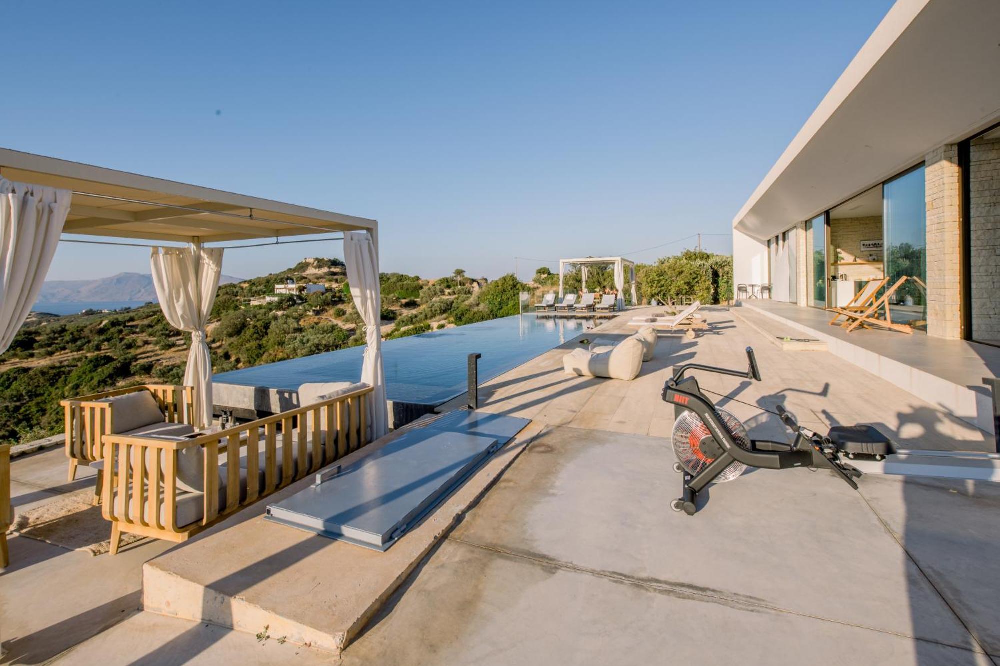 Ellas Residence Fantastic Pool Heated Kíssamos Exterior foto